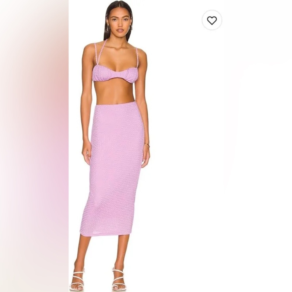 Camila Coelho Lilac Skirt Set